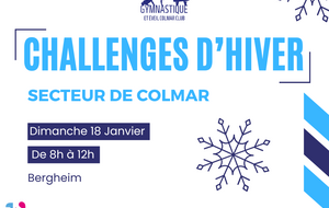 Challenges d'Hiver - Secteur de Colmar 2026