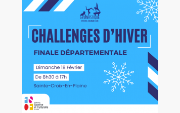 Retour sur Les Challenges d'Hiver - Finale Départementale