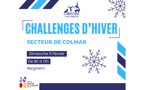 Retour sur Les Challenges d'Hiver - Secteur de Colmar